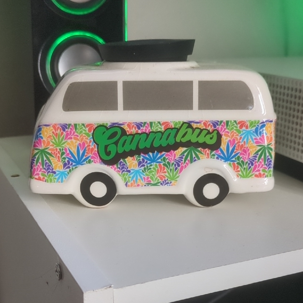 Spencer's Colorful Cannabis Van Decor